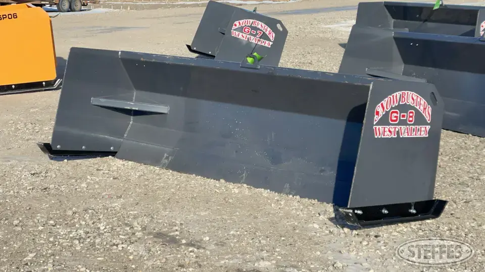 2024 Industrias America G8 Skid Steer Snow Pushers and Snowblower