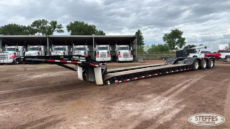 2015 Trail King TK110HDG + 543 Advantage Plus 55-ton Lowboy Trailer