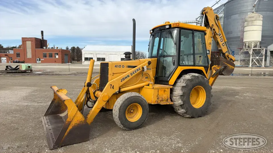 1993 John Deere 410D Loader Backhoe