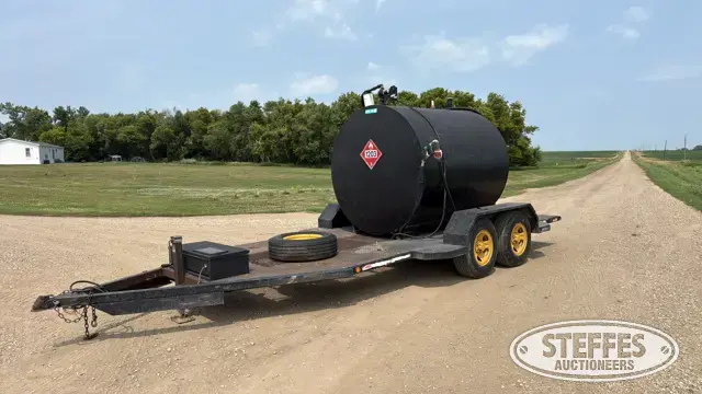 Shop-built tandem axle fuel trailer