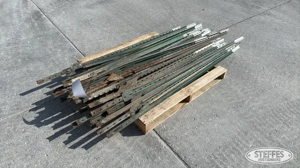 Approx. (36) steel posts Farm Support Item