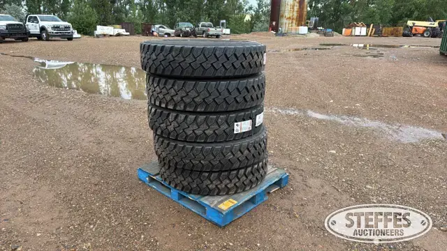 (5) 11R24.5 tires