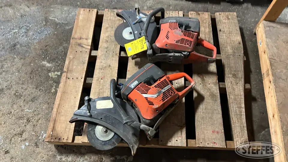 (2) Husqvarna K750 chop saws Power Tool