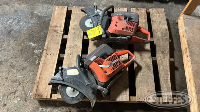(2) Husqvarna K750 chop saws