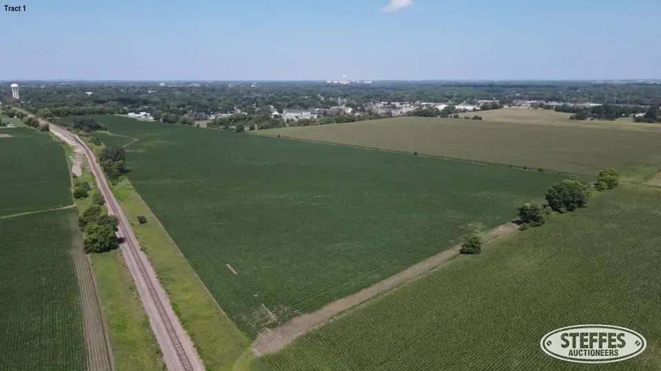 Tract 1 – 38.35± Surveyed Acres Farmland