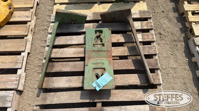 John Deere weight brackets & slab weight