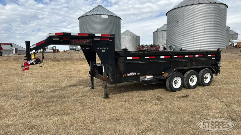 2014 Finish Line Trailers Gooseneck Dump Trailer