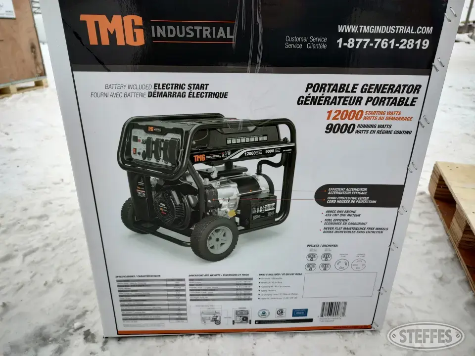 2022 TMG 12000GE Generators Less Than 10 kW