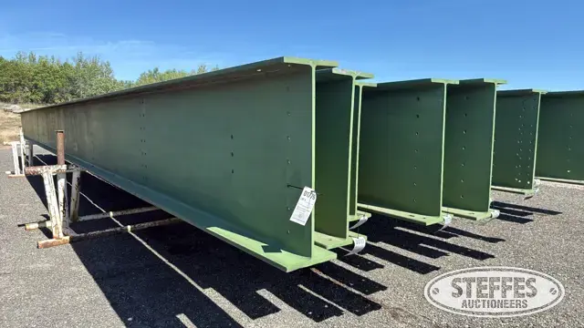 (1) Temporary bridge support beam