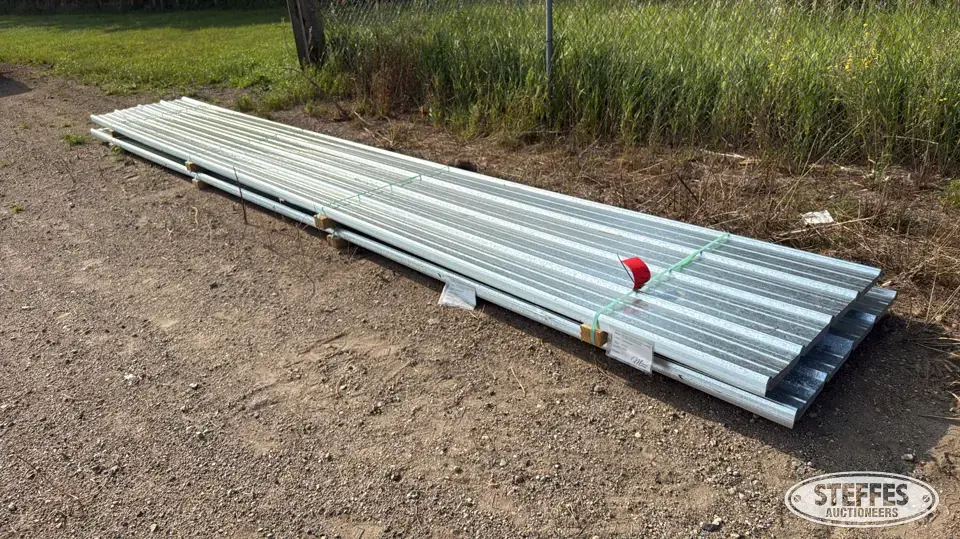 (100) Corrugated steel sheets General Tools and Shop Supply