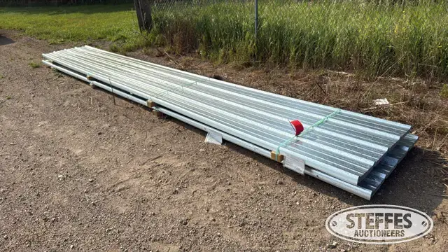 (100) Corrugated steel sheets