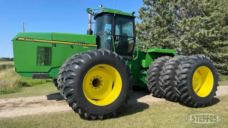 1995 John Deere 8770 4WD Tractor