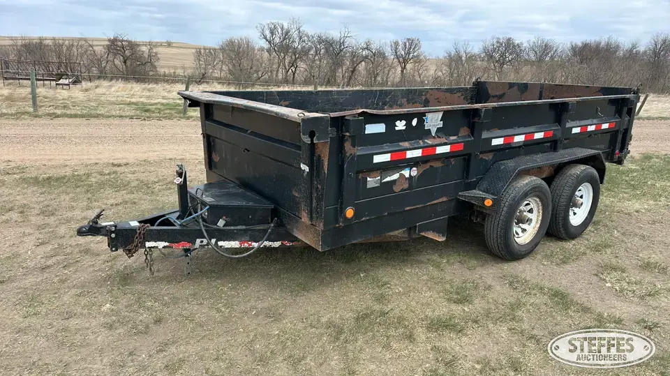 2011 PJ Trailers tandem axle dump trailer Bumper Dump Trailer