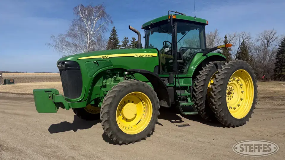 2002 John Deere 8120 MFWD Tractor