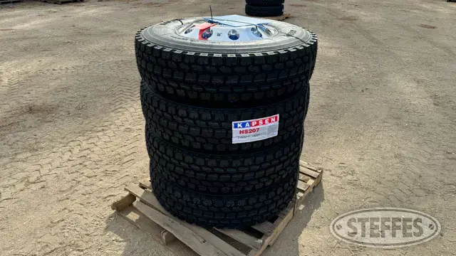 (4) Kapsen HS207 11R22.5 Tires