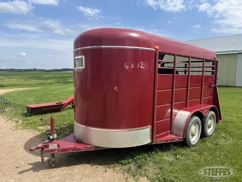 1996 Calico Bumper Livestock Trailer
