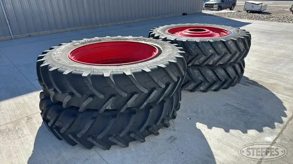 (4) Michelin AgriBib 480/95R50 tires Tractor-Implement Tire