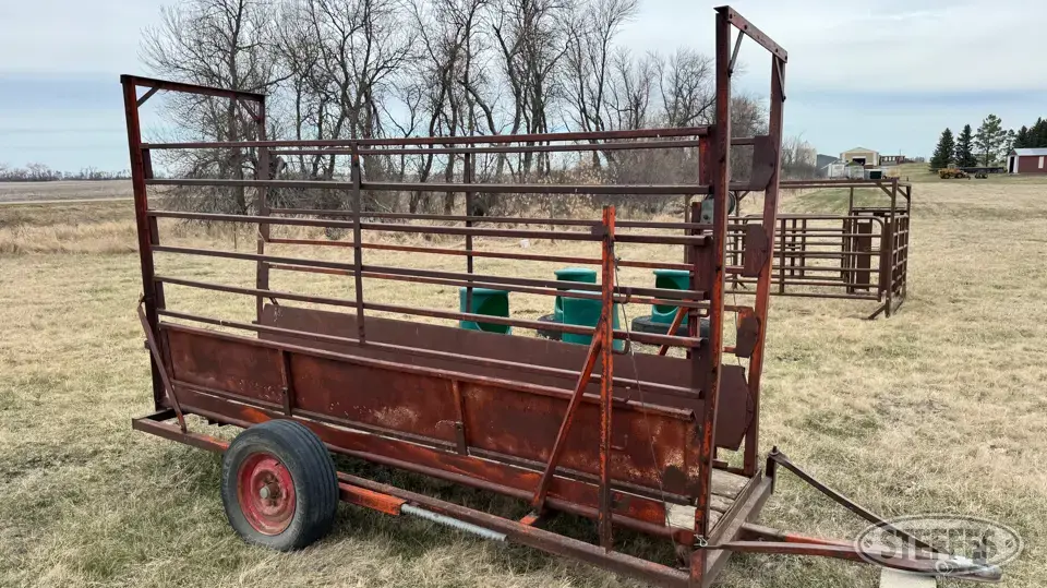 Shop-built portable cattle loading ramp Livestock Handling