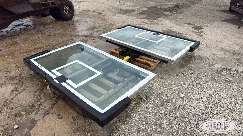 (2) Glass basketball backboards Recreational-Other