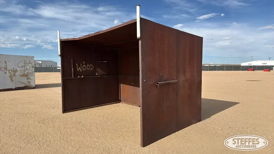 Shop-built shed Welding