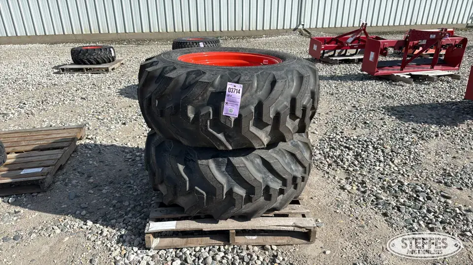 (2) 420/70-24 tires Construction Equipment Tire