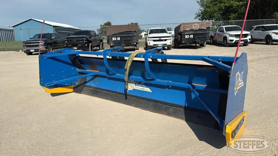 Kage SF120 Skid Steer Snow Pushers and Snowblower