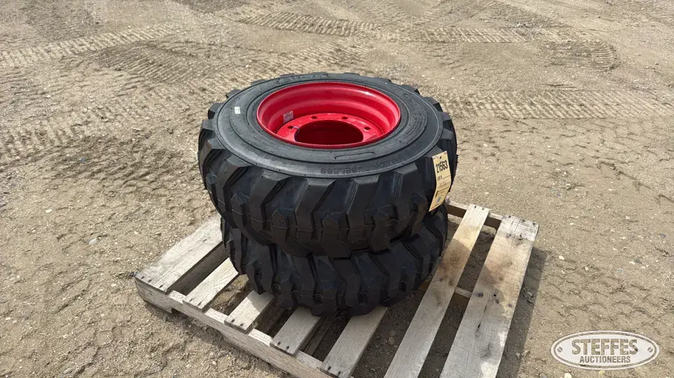 (2) 12x16.5 skid steer tires Construction Equipment Tire