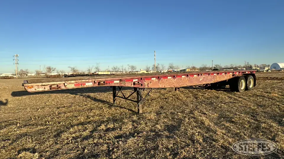 1979 Alloy Semi Flatbed Trailer