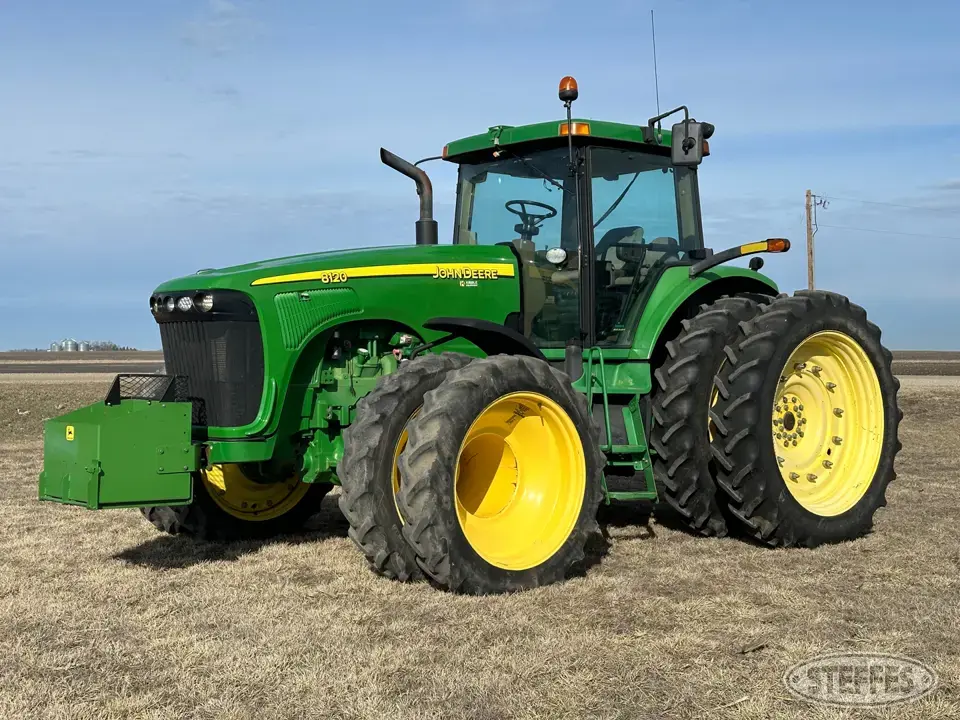2002 John Deere 8120 MFWD Tractor