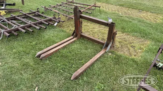 Shop-built loader forks