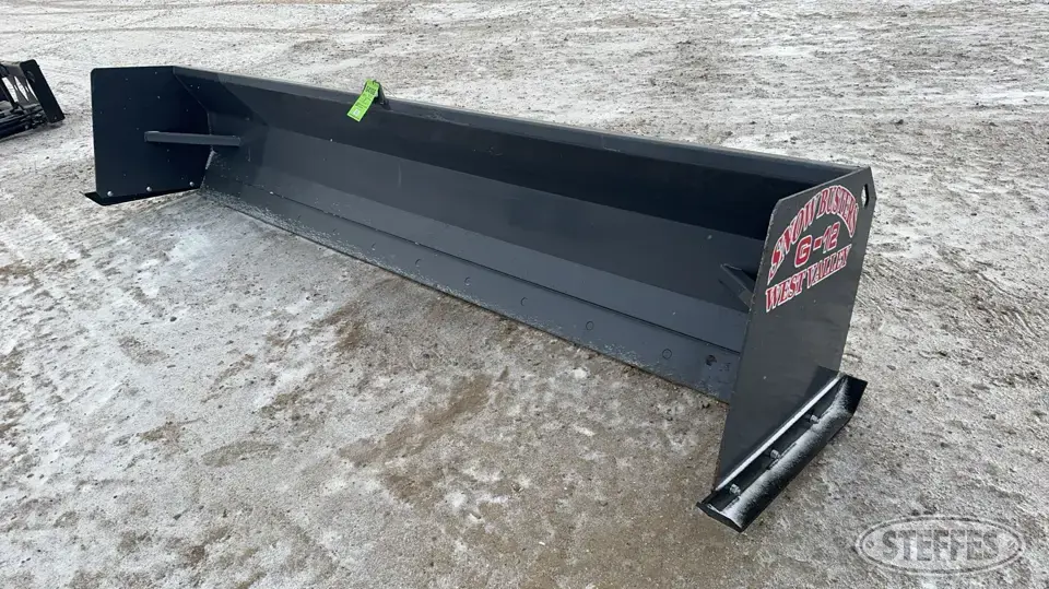 2024 Industrias America G12 Skid Steer Snow Pushers and Snowblower