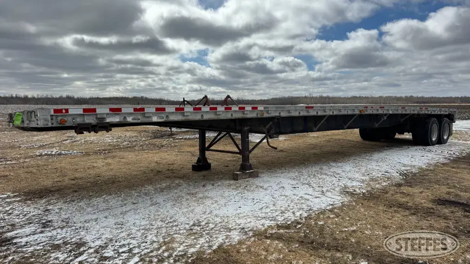 1995 Wilson CF-900 Semi Flatbed Trailer