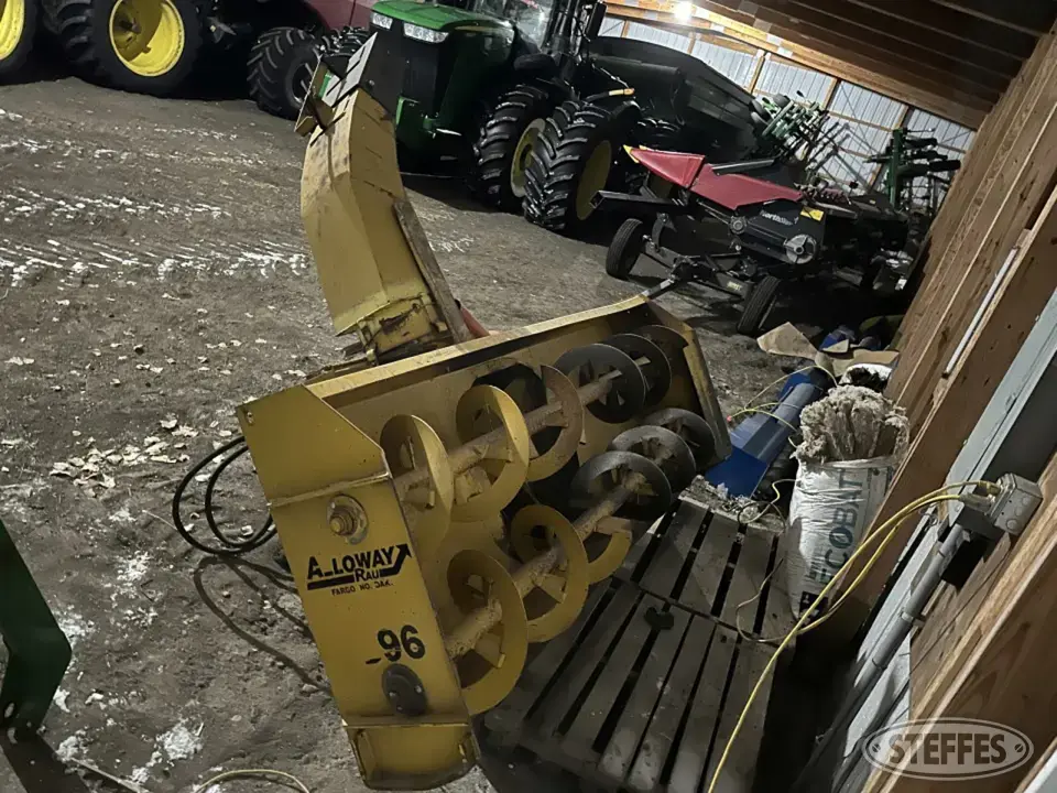 Alloway SB96 3 Pt. Snowblower