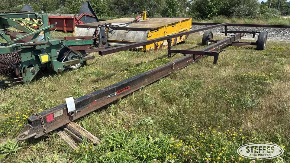 Hart Machine & Mfg. single axle header trailer