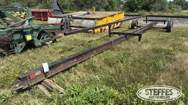 Hart Machine & Mfg. single axle header trailer