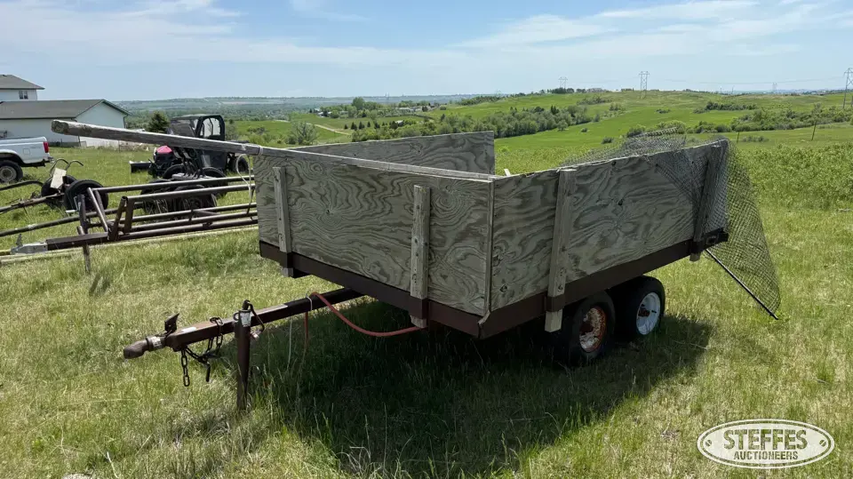 Shop-built utility trailer