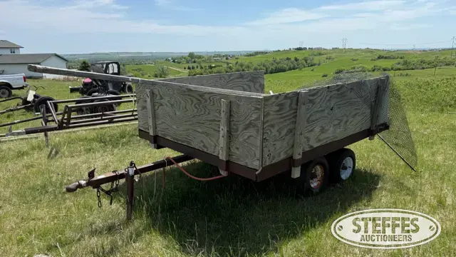 Shop-built utility trailer