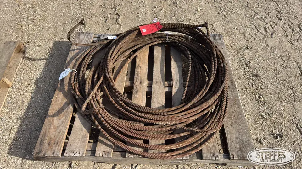 (3) 5/8" steel cables Construction Support Item