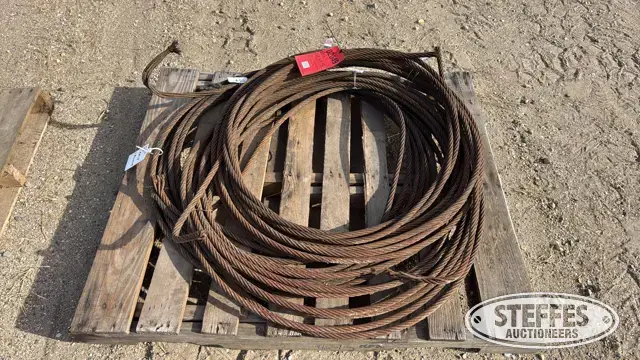 (3) 5/8" steel cables