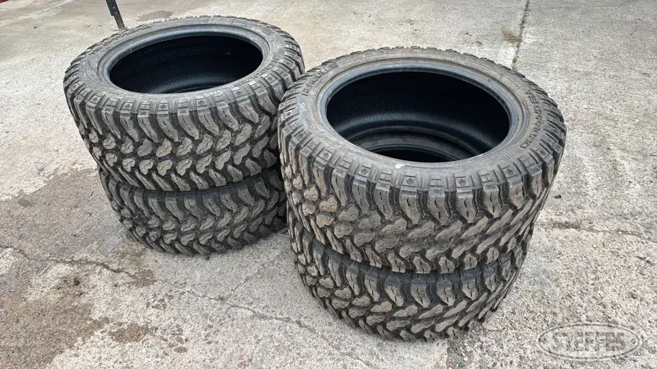 (4) Hercules TIS Offroad 35x12.50R22LT tires Passenger-Light Truck Tire