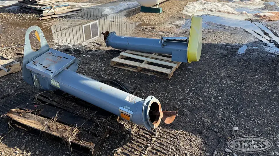 (2) Grain Saver takeout augers Bin Accessory