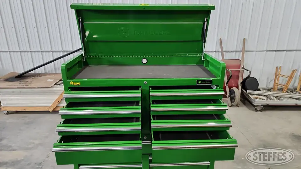John Deere Storage and Bench