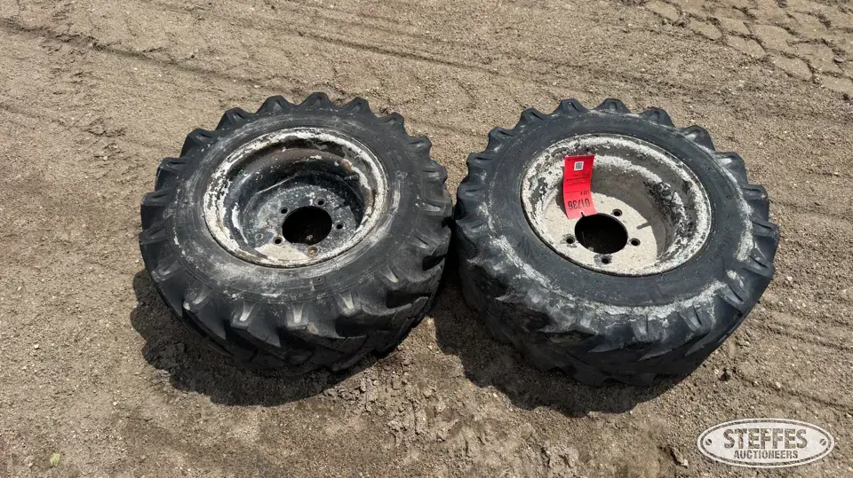 (2) 10.0/75-15.3 tires Construction Equipment Tire