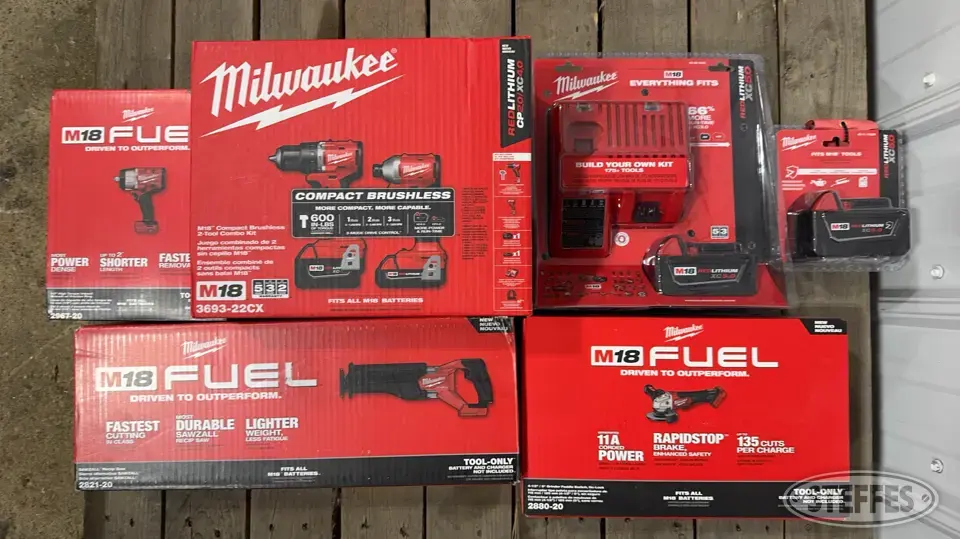 Asst. Milwaukee cordless tools General Tools and Shop Supply