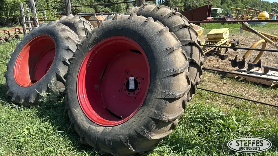 (2) Goodyear 18.4-38 tires Tractor-Implement Tire