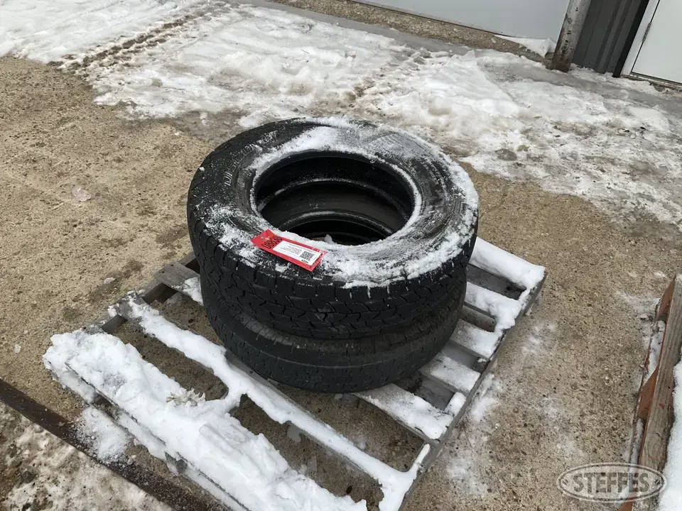 (2) Cooper LT235/80R17 tires Passenger-Light Truck Tire