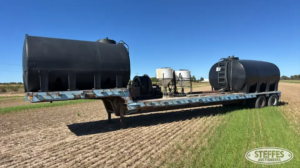 1981 Ashdown Mfg. HD4215-10 Step Deck Trailer