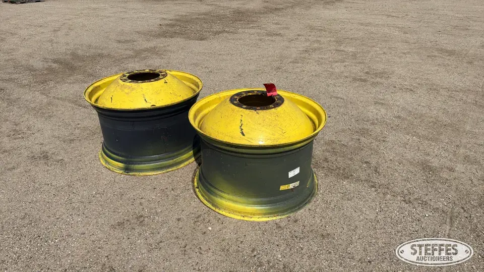 (2) John Deere 38”x23” wheels Ag Equipment Part