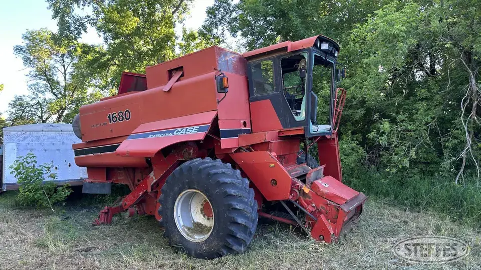 (2) Case IH 1680 Combine
