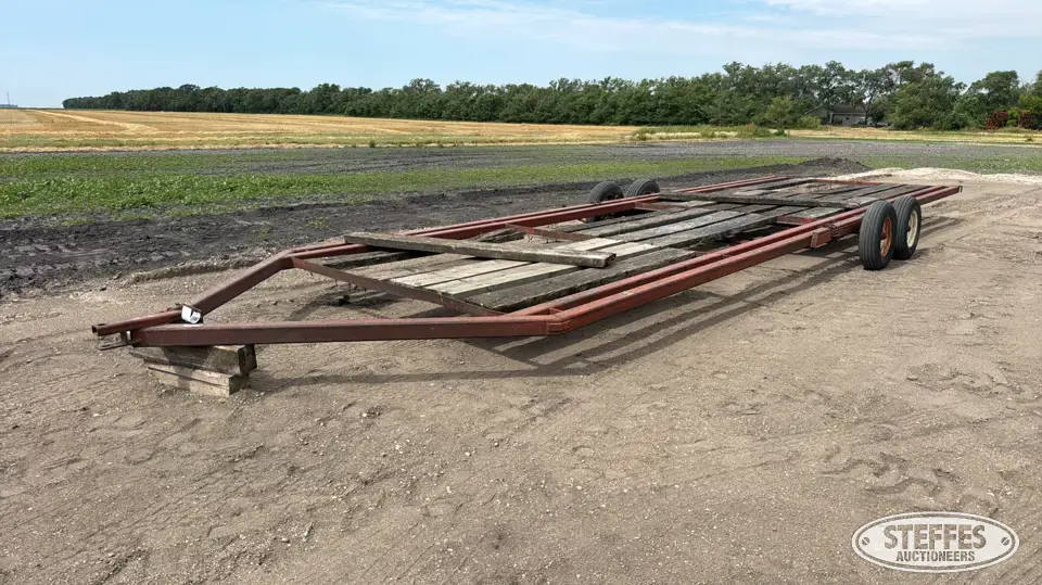 Donahue tandem axle equipment trailer Ag-Combine-Sprayer Trailer